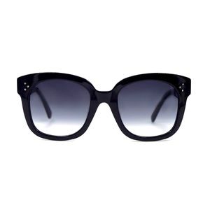 Celine Bold 3 Dot Oversized Sunglasses in Black